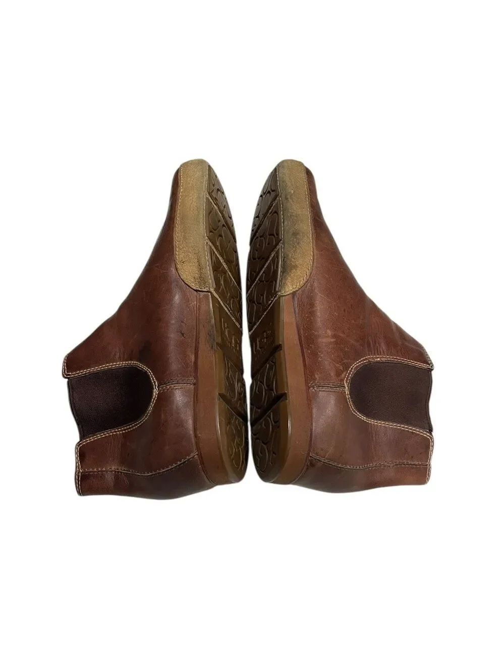 UGG Men’s Aiden Chelsea Leather Boot Water Resistant SZ 11 Brown